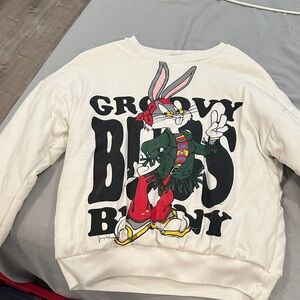 Vintage Groovy Bugs Bunny Sweatshirt